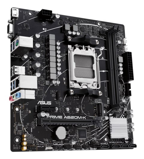 ASUS PRIME A620M-K AMD A620 Gniazdo AM5 micro ATX