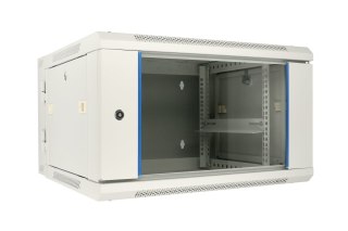 Extralink 6U 600x600 AZH Szara | Szafa rack | montowana na ścianie, dwusekcyjna