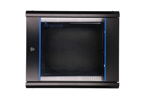 Extralink 9U 600x600 Czarna | Szafa rack | montowana na ścianie
