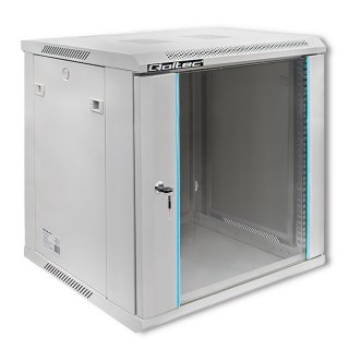 Qoltec Szafa RACK 19" | 12U | 600 x 635 x 450 | Szara | Wisząca