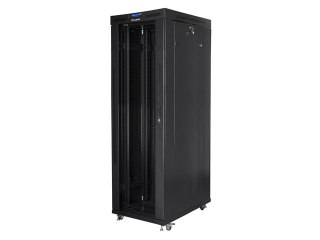 SZAFA INSTALACYJNA RACK STOJĄCA 19" 42U 800X1000 CZARNA DRZWI SZKLANE LCD LANBERG (FLAT PACK) V2