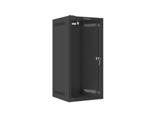 SZAFA INSTALACYJNA RACK WISZĄCA 10" 12U 280X310 CZARNA DRZWI SZKLANE LANBERG (FLAT PACK)