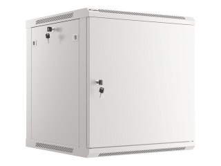 SZAFA INSTALACYJNA RACK WISZĄCA 19" 12U 600X600 SZARA DRZWI METALOWE LANBERG (FLAT PACK)