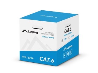KABEL LAN FTP KAT.6 305M DRUT CU SZARY CPR + FLUKE PASSED LANBERG