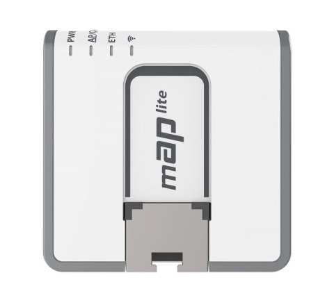 Router Mikrotik mAP lite w kolorze białym z obsługą PoE