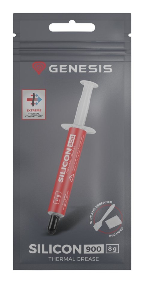 GENESIS Silicon 900 pasta termoprzewodząca Pasta termiczna 12,8 W/m·K 8 g