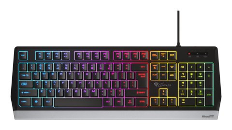 GENESIS Rhod 300 RGB klawiatura Gaming USB QWERTY Angielski Czarny