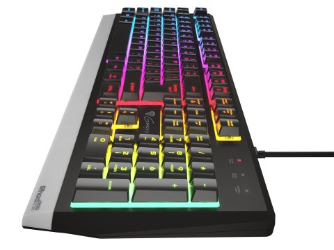 GENESIS Rhod 300 RGB klawiatura Gaming USB QWERTY Angielski Czarny