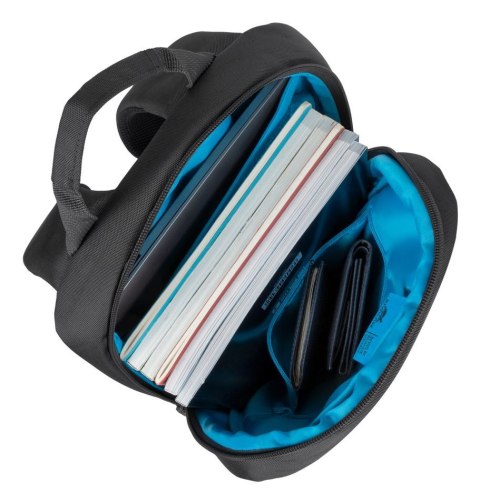 Plecak do notebooka 13,3"-14" RIVACASE ECO Alpendorf 7523, czarny, z ekologicznego, wodoodpornego materiału z recyklingu (rPET)