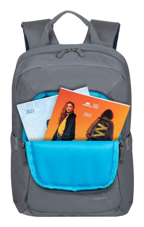 Plecak do notebooka 13,3"-14" RIVACASE ECO Alpendorf 7523, szary, z wodoodpornego, materiału z recyklingu (rPET)