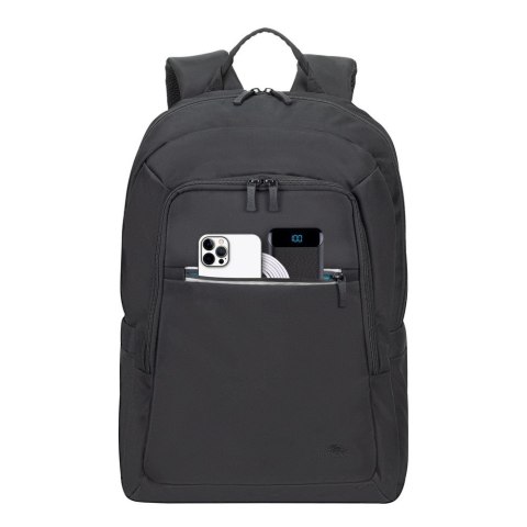 Plecak do notebooka 15,6"-16" RIVACASE ECO Alpendorf 7561, czarny, z ekologicznego, wodoodpornego materiału z recyklingu (rPET)