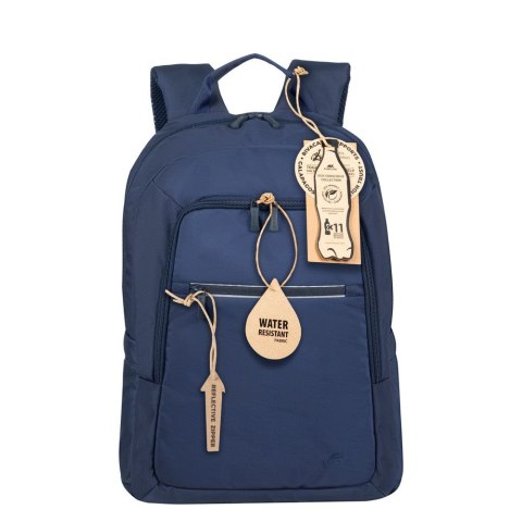 Plecak do notebooka 15,6"-16" RIVACASE ECO Alpendorf 7561, granatowy, z ekologicznego, wodoodpornego materiału z recyklingu (rPE