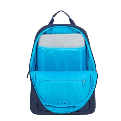 Plecak do notebooka 15,6"-16" RIVACASE ECO Alpendorf 7561, granatowy, z ekologicznego, wodoodpornego materiału z recyklingu (rPE