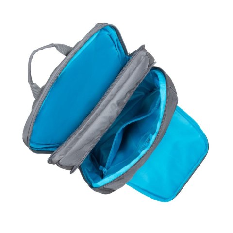 Plecak do notebooka 17,3" RIVACASE ECO Alpendorf 7569, szary, z ekologicznego, wodoodpornego materiału z recyklingu (rPET)