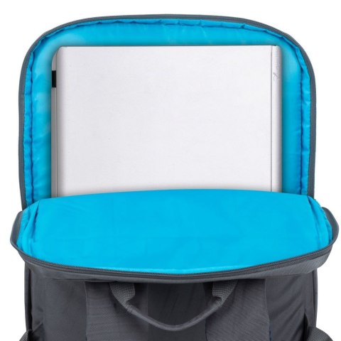 Plecak do notebooka 17,3" RIVACASE ECO Alpendorf 7569, szary, z ekologicznego, wodoodpornego materiału z recyklingu (rPET)