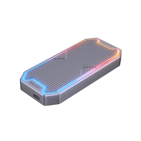 Unitek Obudowa dysku M.2 SSD NVMe/SATA 10Gbps RGB Unitek Obudowa dysku M.2 SSD NVMe/SATA 10Gbps RGB