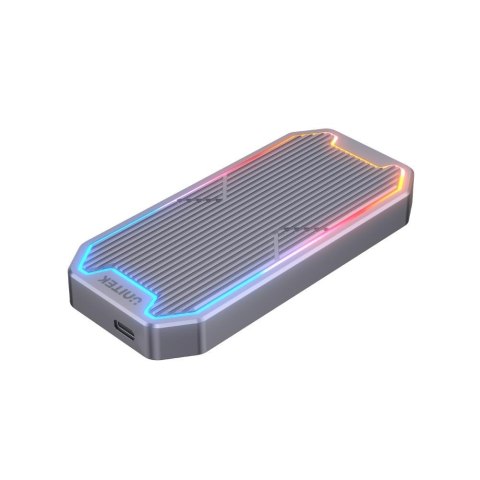 Unitek Obudowa dysku M.2 SSD NVMe/SATA 10Gbps RGB Unitek Obudowa dysku M.2 SSD NVMe/SATA 10Gbps RGB