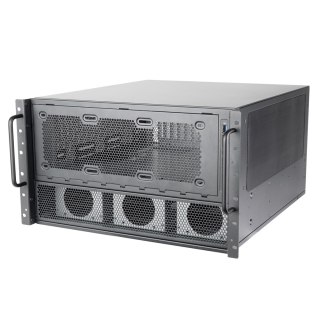 Futerał SilverStone RM600 do montażu w szafie, E-ATX / SSI-EEB, format 6U - ciemnoszary