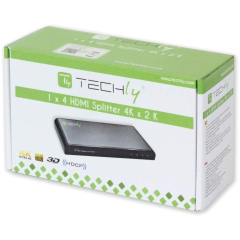 Rozdzielacz Splitter HDMI 1x4 4K*30Hz 3D Techly