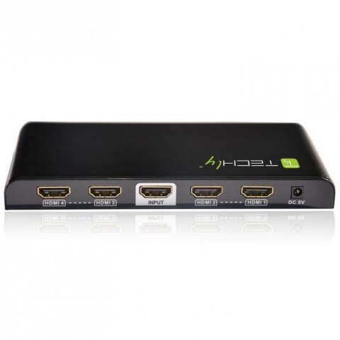Rozdzielacz Splitter HDMI 1x4 4K*30Hz 3D Techly
