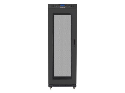 SZAFA INSTALACYJNA RACK STOJĄCA 19" 37U 600X800 CZARNA DRZWI PERFOROWANE LCD LANBERG (FLAT PACK) V2