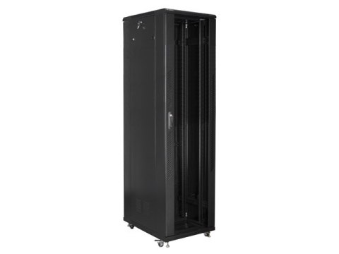 SZAFA INSTALACYJNA RACK STOJĄCA 19" 37U 800X800 CZARNA LANBERG (FLAT PACK)