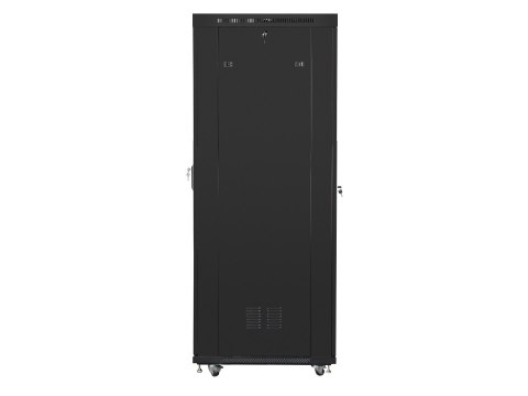 SZAFA INSTALACYJNA RACK STOJĄCA 19" 42U 600X1000 CZARNA LANBERG (FLAT PACK)