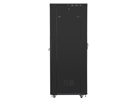 SZAFA INSTALACYJNA RACK STOJĄCA 19" 42U 600X1000 CZARNA LANBERG (FLAT PACK)