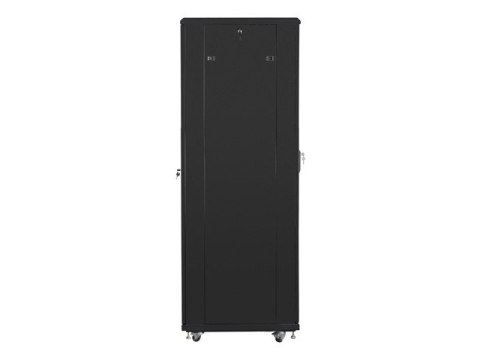 SZAFA INSTALACYJNA RACK STOJĄCA 19" 42U 600X800 CZARNA DRZWI PERFOROWANE LANBERG (FLAT PACK)