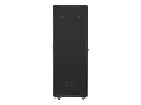 SZAFA INSTALACYJNA RACK STOJĄCA 19" 42U 600X800 CZARNA LANBERG (FLAT PACK)