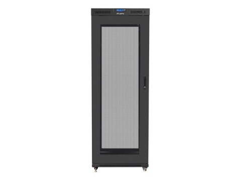 SZAFA INSTALACYJNA RACK STOJĄCA 19" 42U 800X1000 CZARNA DRZWI PERFOROWANE LCD LANBERG (FLAT PACK) V2