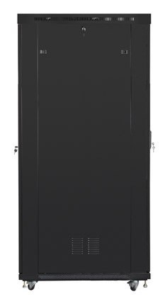 SZAFA INSTALACYJNA RACK STOJĄCA 19" 42U 800X1200 CZARNA DRZWI PERFOROWANE LCD LANBERG (FLAT PACK) V2
