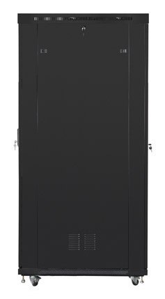 SZAFA INSTALACYJNA RACK STOJĄCA 19" 42U 800X1200 CZARNA DRZWI PERFOROWANE LCD LANBERG (FLAT PACK) V2