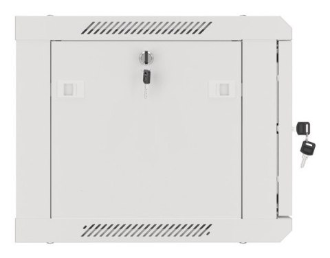 SZAFA INSTALACYJNA RACK WISZĄCA 19" 6U 600X450 SZARA DRZWI METALOWE LANBERG (FLAT PACK)