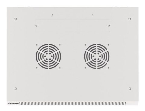 SZAFA INSTALACYJNA RACK WISZĄCA 19" 6U 600X450 SZARA DRZWI METALOWE LANBERG (FLAT PACK)