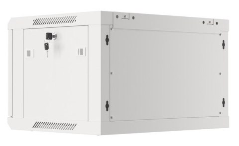 SZAFA INSTALACYJNA RACK WISZĄCA 19" 6U 600X450 SZARA DRZWI METALOWE LANBERG (FLAT PACK)