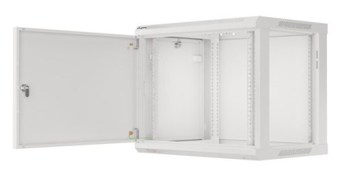 SZAFA INSTALACYJNA RACK WISZĄCA 19" 9U 600X450 SZARA DRZWI METALOWE LANBERG (FLAT PACK)