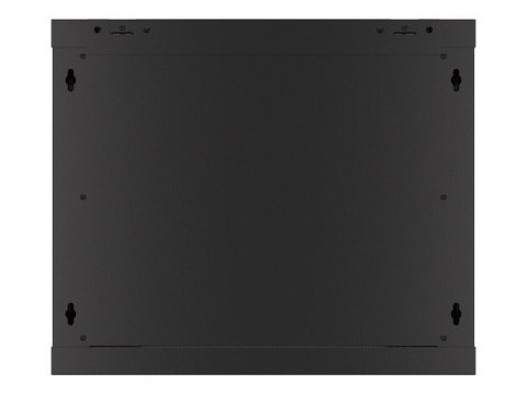 SZAFA INSTALACYJNA RACK WISZĄCA 19" 9U 600X600 CZARNA DRZWI METALOWE LANBERG (FLAT PACK)
