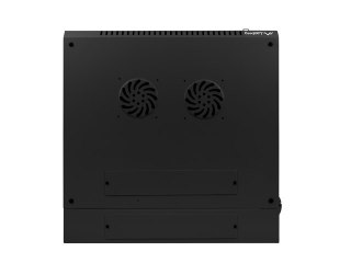 SZAFA INSTALACYJNA RACK WISZĄCA DWUSEKCYJNA 19" 6U 600X600 CZARNA LANBERG (FLAT PACK)