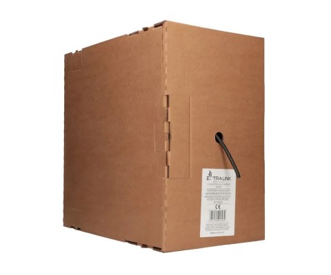 Extralink CAT5E SFTP (SF/UTP) V2 Zewnętrzny | Kabel sieciowy skrętka | 305M