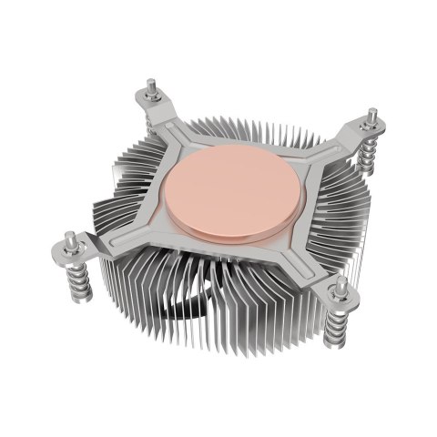 Niskoprofilowe chłodzenie procesora Acasa, Intel LGA1700 - miedziane i aluminiowe