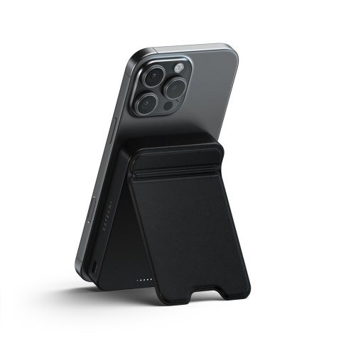 Powerbank Satechi OntheGo Powerbank 10K - magnetyczny powerbank z podstawką 10k mAh kompatybilny z MagSafe i Qi2 (black)