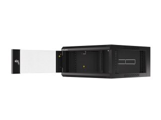 SZAFA INSTALACYJNA RACK WISZĄCA 19" 4U 600 SZYBKI MONTAŻ CZARNA LANBERG (FLAT PACK)