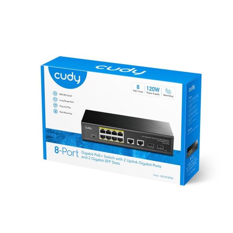 Cudy Przełącznik GS1010PS2