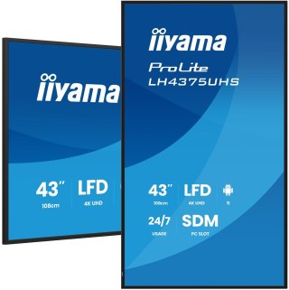 Monitor IIYAMA 108cm (42,5") LH4375UHS-B2AG 16:9 2xHDMI+3xDP+2xUSB
