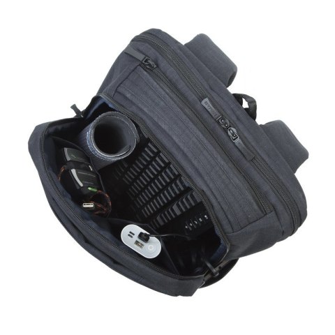 Plecak do notebooka 17,3" RIVACASE Biscayne czarny (gaming)