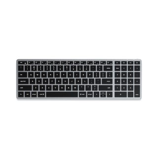 Satechi Slim X2 Bluetooth Backlit Keyboard - bezprzewodowa klawiatura z układem numerycznym (space gray)