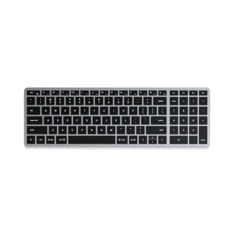 Satechi Slim X2 Bluetooth Backlit Keyboard - bezprzewodowa klawiatura z układem numerycznym (space gray)