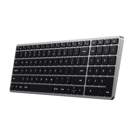 Satechi Slim X2 Bluetooth Backlit Keyboard - bezprzewodowa klawiatura z układem numerycznym (space gray)