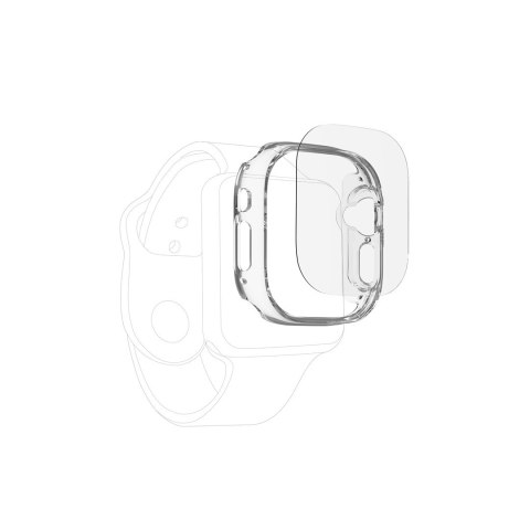 ZAGG InvisibleShield Flex 360 bundle - obudowa ochronna oraz folia ochronna do Apple Watch Ultra / Ultra 2 (49mm)